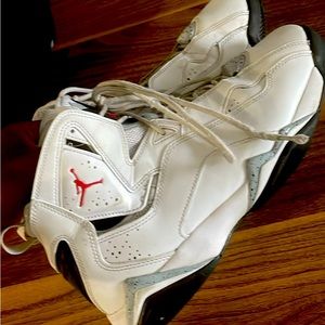 Jordan, all white shoes, size 9